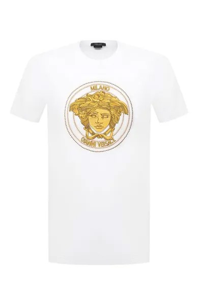 Хлопковая футболка Versace