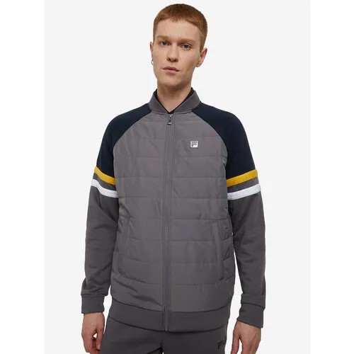 Куртка спортивная Fila, размер 44-46, серый