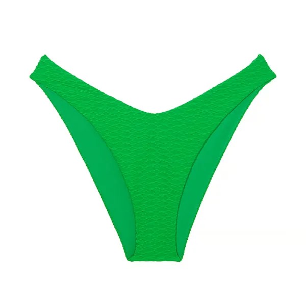 Плавки бикини Victoria's Secret Swim Mix & Match Brazilian Fishnet, зеленый