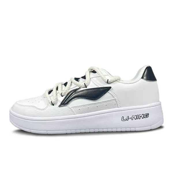 Кроссовки LINING Pontoon Boats Skateboarding Shoes Men Low-top Black/white, черный