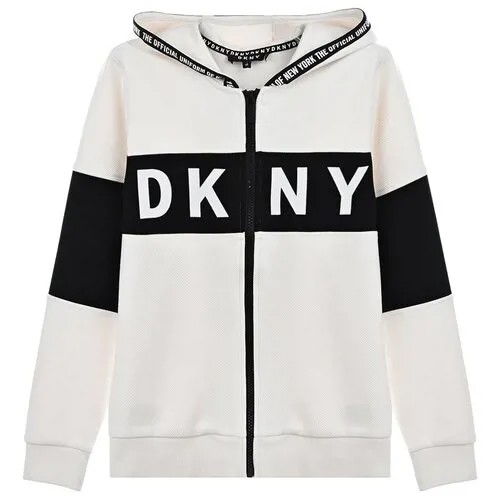 Толстовка DKNY, размер 128, белый