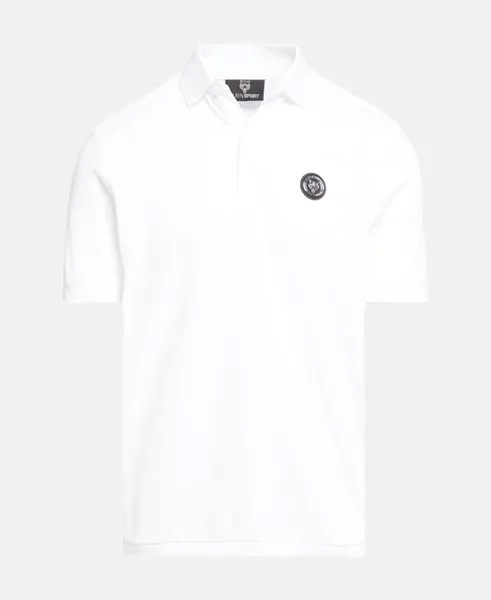 Трикотажная рубашка-поло Plein Sport, белый