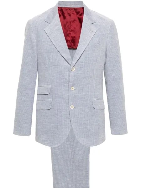 Brunello Cucinelli вельветовый костюм, серый
