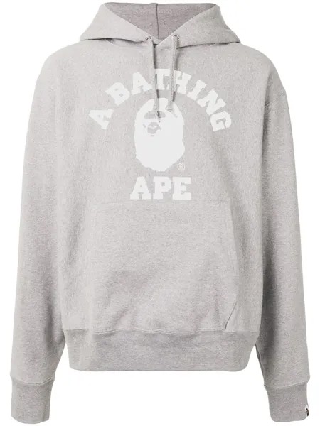 A BATHING APE® худи свободного кроя с логотипом