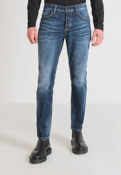 Джинсы приталенного кроя Laurent Antony Morato, цвет blue denim