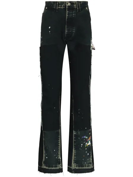 GALLERY DEPT. джинсы bootcut с эффектом разбрызганной краски