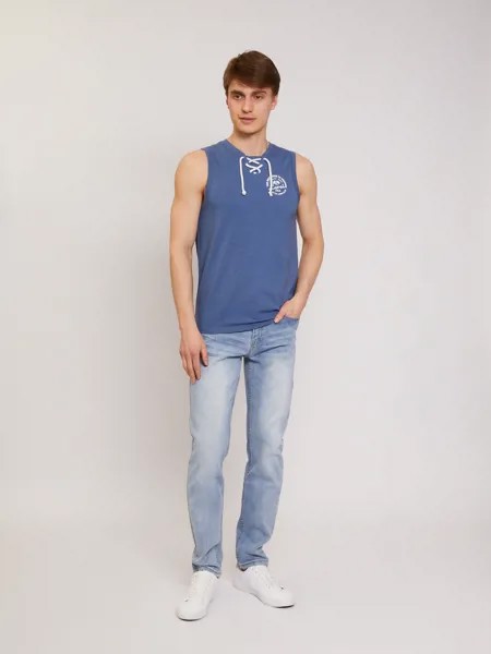 Майка мужская z01125337303350M0 Zolla синяя 2XL