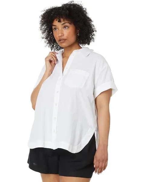 Рубашка Madewell Plus Resort Long-Sleeve, цвет Eyelet White