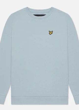 Женская толстовка Lyle & Scott Oversized, цвет голубой, размер M