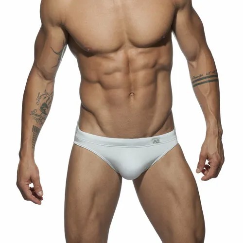 Плавки Addicted Basic AD Swim Brief, размер S, серебряный