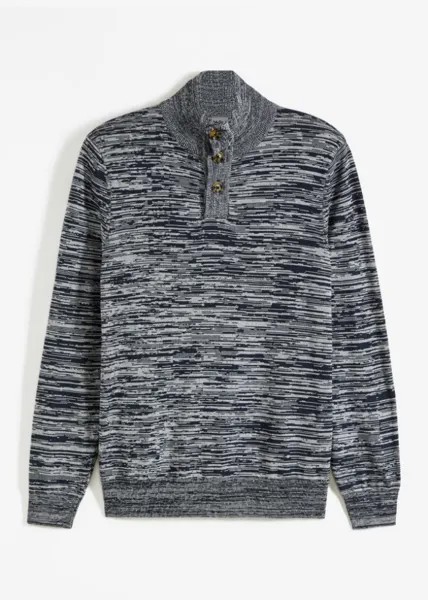 Пуловер удобного кроя John Baner Jeanswear, синий