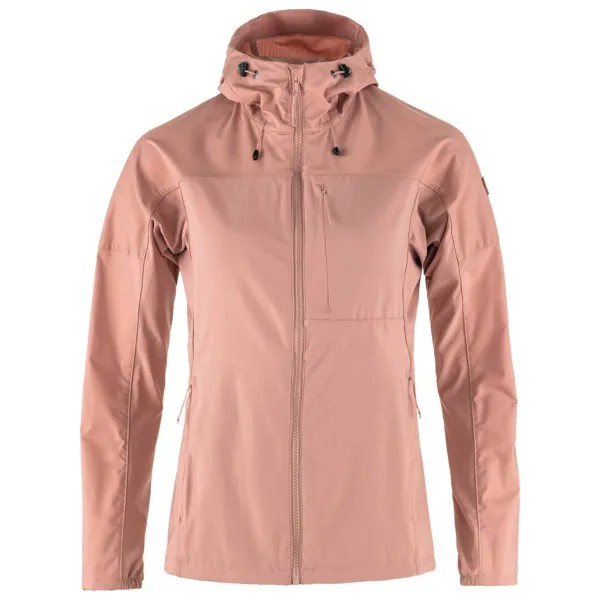 Куртка из софтшелла Fjällräven Women's Abisko Midsummer, цвет Dusty Rose