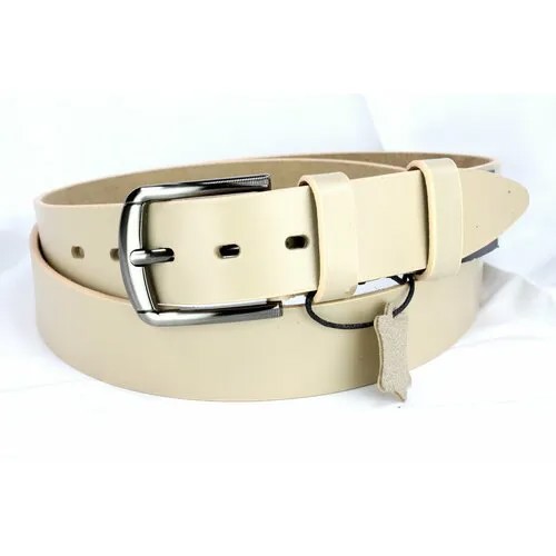 Ремень PREMIUM BELT, размер 150, бежевый