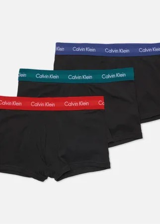 Комплект мужских трусов Calvin Klein Underwear 3-Pack Low Rise Trunk, цвет чёрный, размер XL