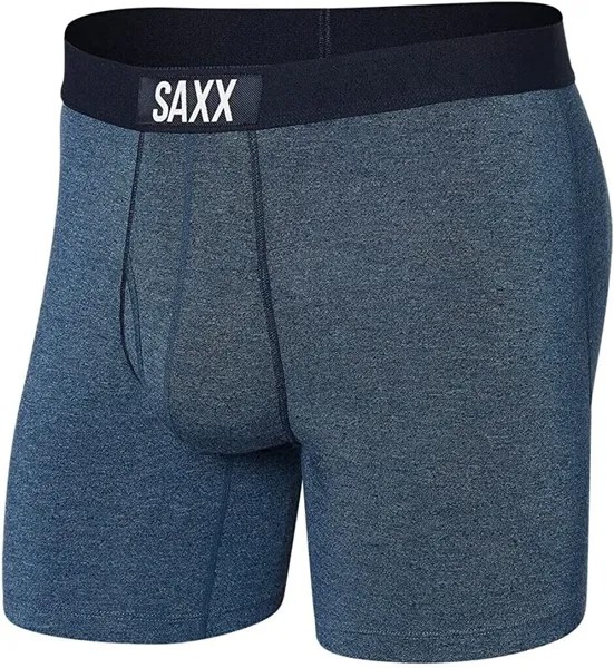Saxx — мужские трусы-боксеры, цвет индиго, средний размер