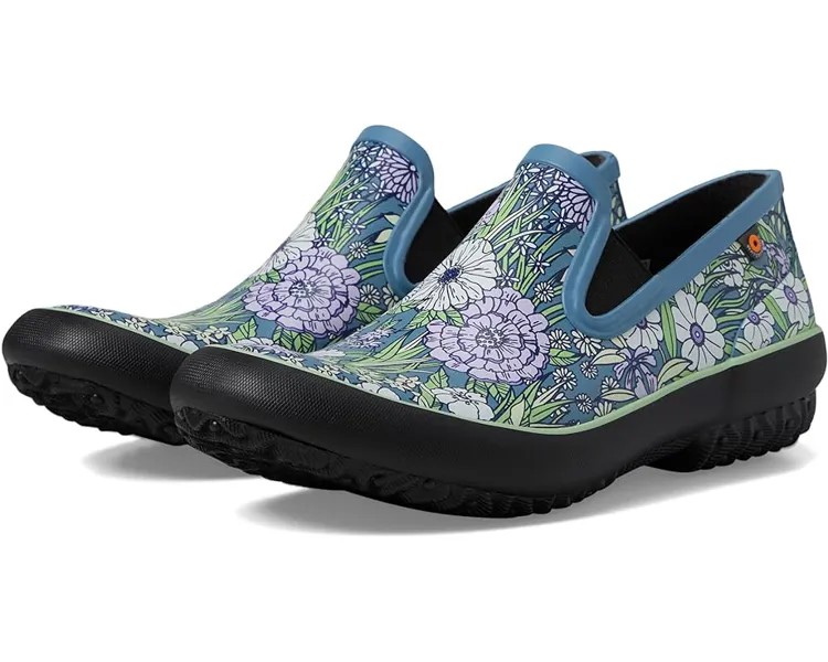 Ботинки Bogs Patch Slip-On - Vintage Floral, синий