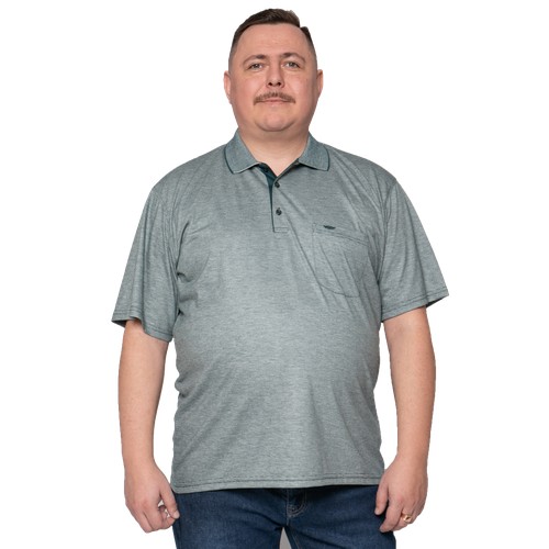 Поло GrandeMan, размер 6 XL, светло-зеленый
