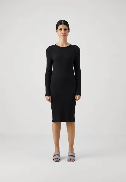 Платье из джерси VMLAVENDER O NECK DRESS Vero Moda Petite, цвет black
