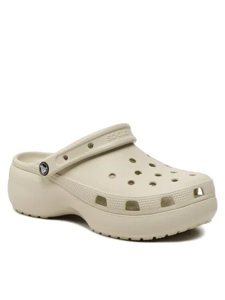 Мюли Crocs, бежевый