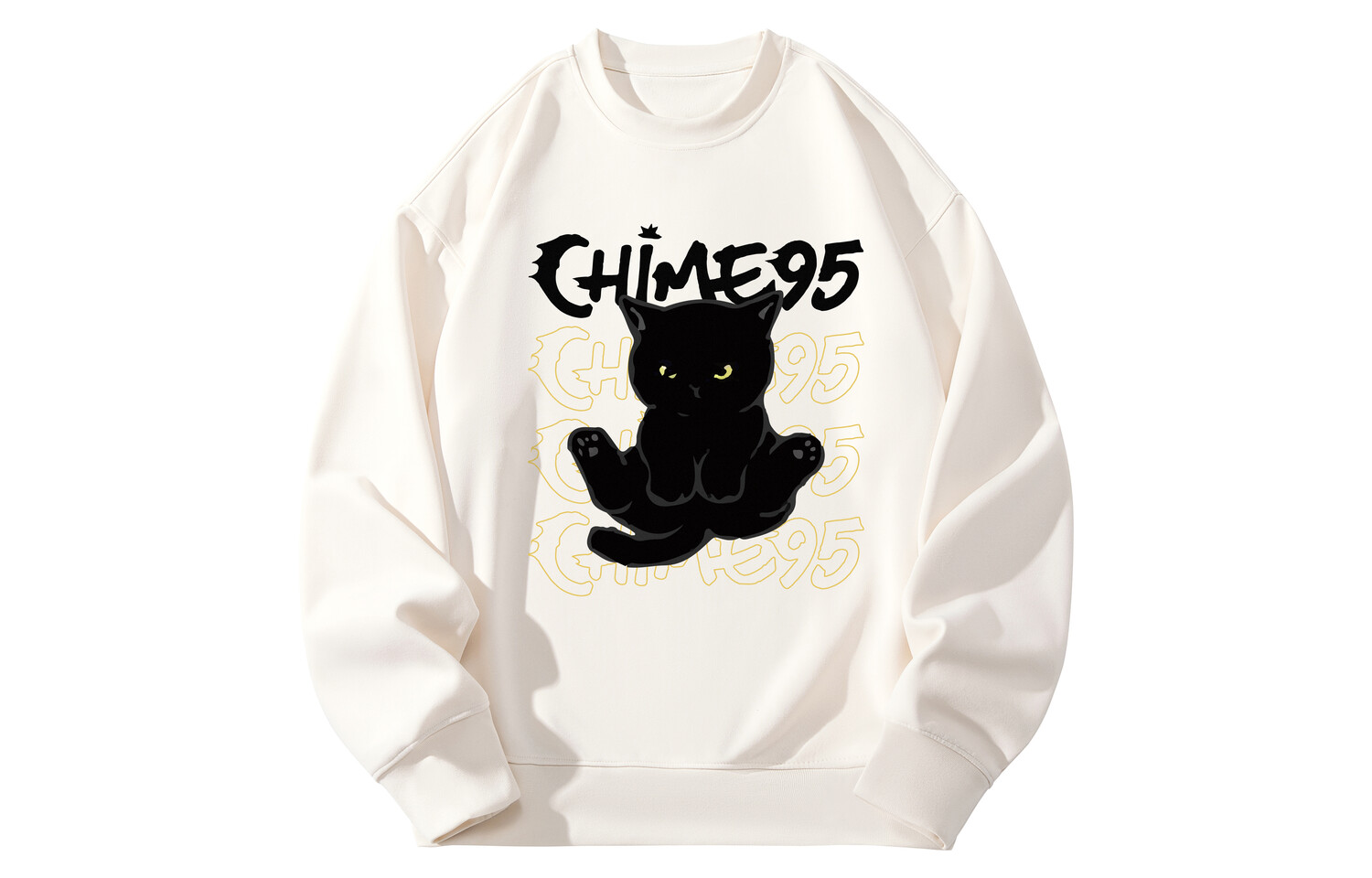 Свитшот серии Chime95 унисекс Rhime, цвет Heather Gray