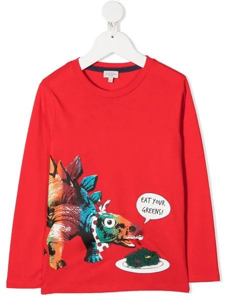 Paul Smith Junior футболка с принтом