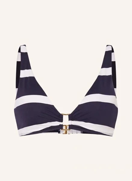 Топ бикини-бюстье mariner stripe Lauren Ralph Lauren, белый