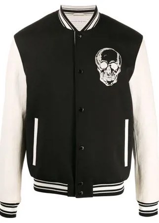 Alexander McQueen бомбер с вышивкой