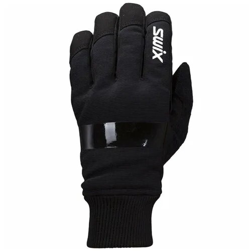 Перчатки Swix, с утеплением, размер 7, черный