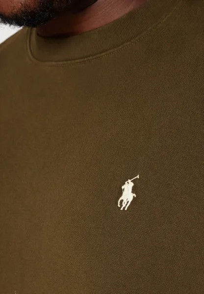 Толстовка с капюшоном LONG SLEEVE Ralph Lauren, оливково-зеленый