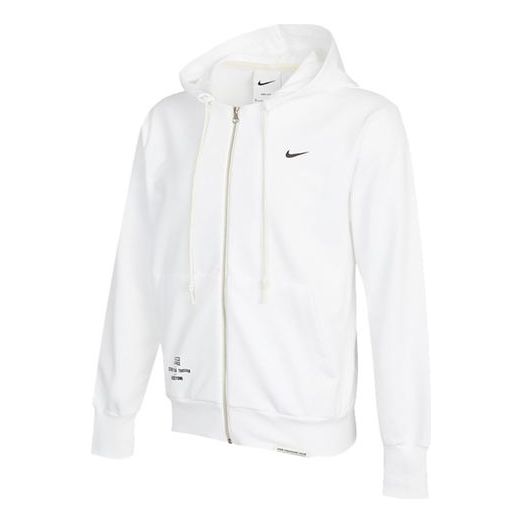 Толстовка Men's Nike Back Logo Sports Knit Hooded Zipper White, белый