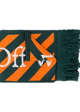 Off-White шарф с принтом
