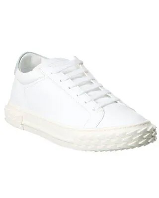 Кожаные кроссовки Giuseppe Zanotti Blabber женские белые 36