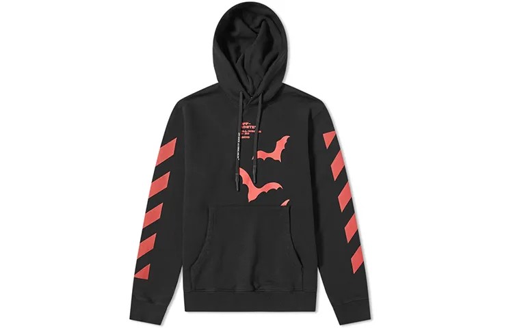 Толстовка Bats Slim Fit с диагональными рукавами Off-White