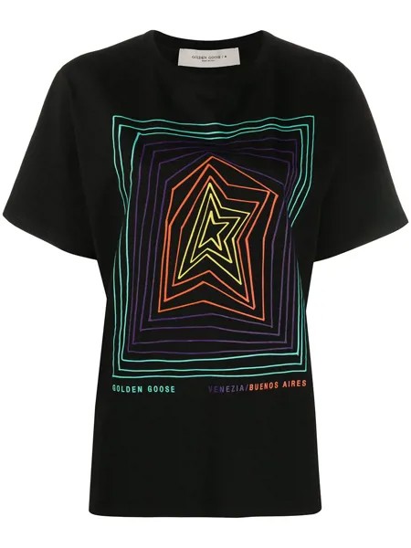 Golden Goose футболка Aira свободного кроя
