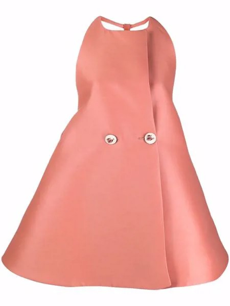 LANVIN flared halterneck dress