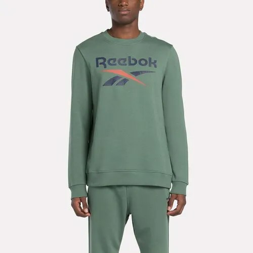 Свитшот Reebok Identity Big Logo, размер XXL, , зеленый