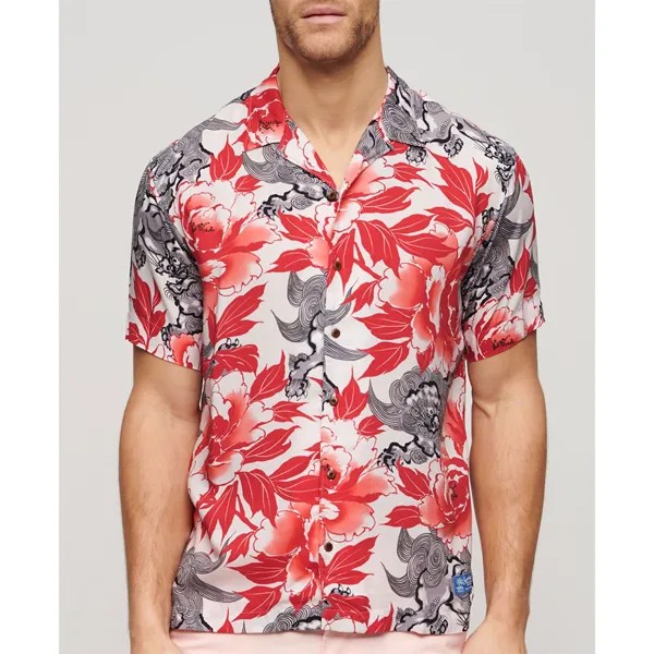 Рубашка с коротким рукавом Superdry Hawaiian Resort, Разноцветный