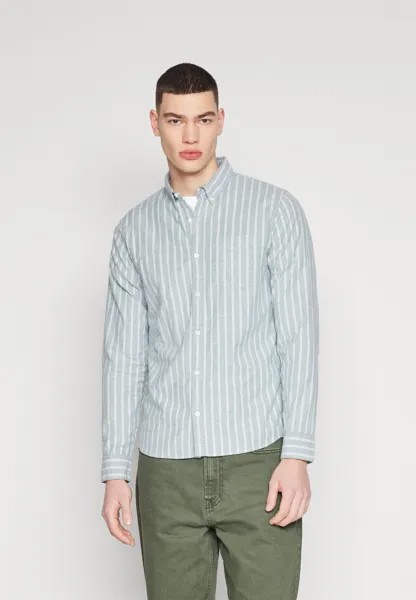 Рубашка OXFORDS Hollister Co., цвет green stripe