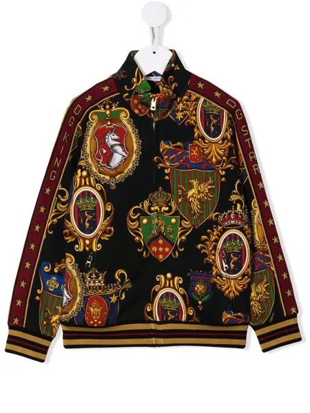 Dolce & Gabbana Kids куртка-бомбер Coat Of Arms