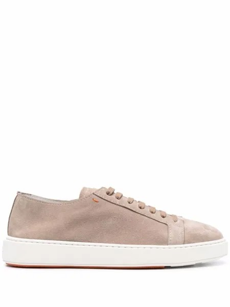 Santoni кеды Cleanic 2, нейтральный цвет