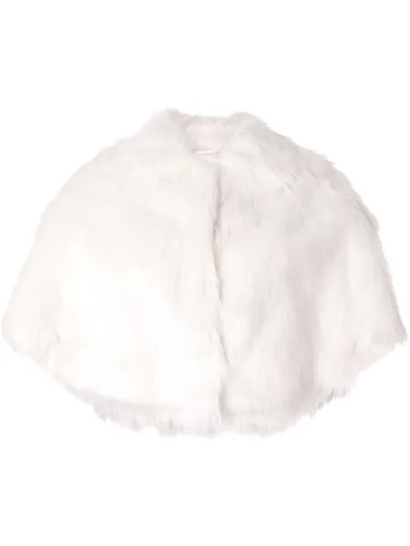 Шаль из искусственного меха Unreal Fur, белый