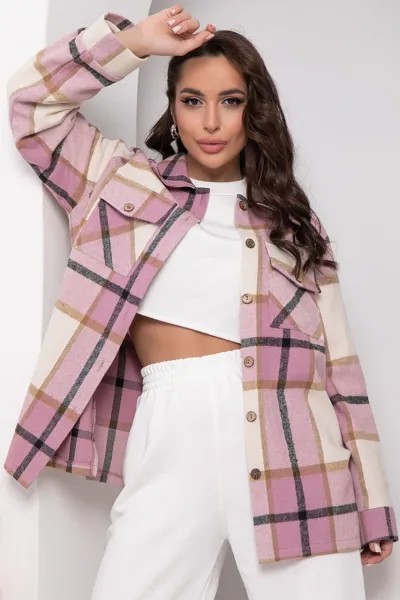 Рубашка женская LT Collection Ксилла Б5746 разноцветная 44 RU