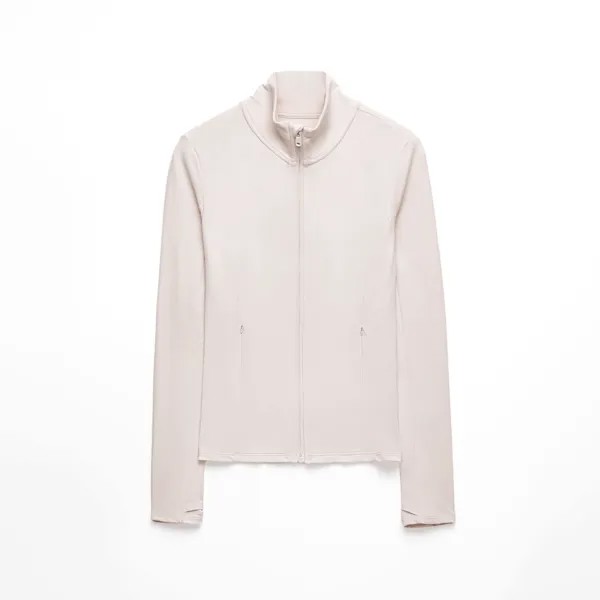 Куртка Oysho Light And Warm Technical, бежевый