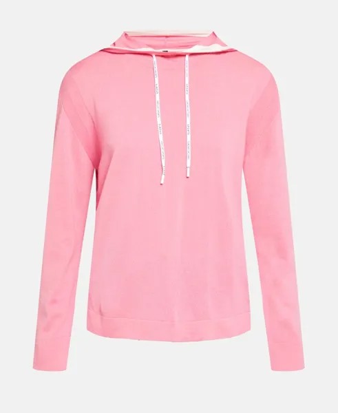 Трикотажный джемпер с капюшоном Marc Cain Sports, розовый
