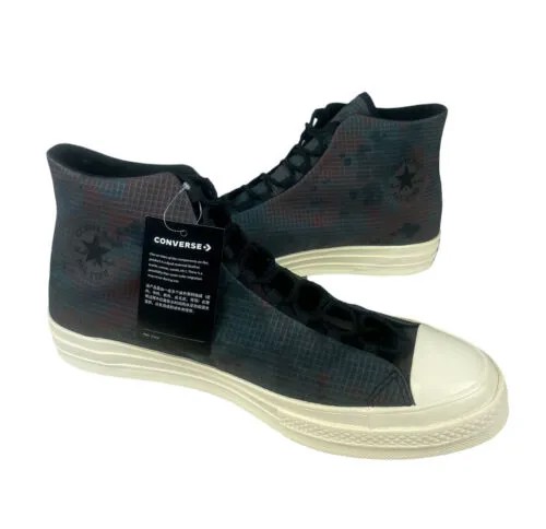 НОВЫЕ черные кроссовки Converse Chuck 70 Hi Tape Seam, мужские кроссовки, размер 12