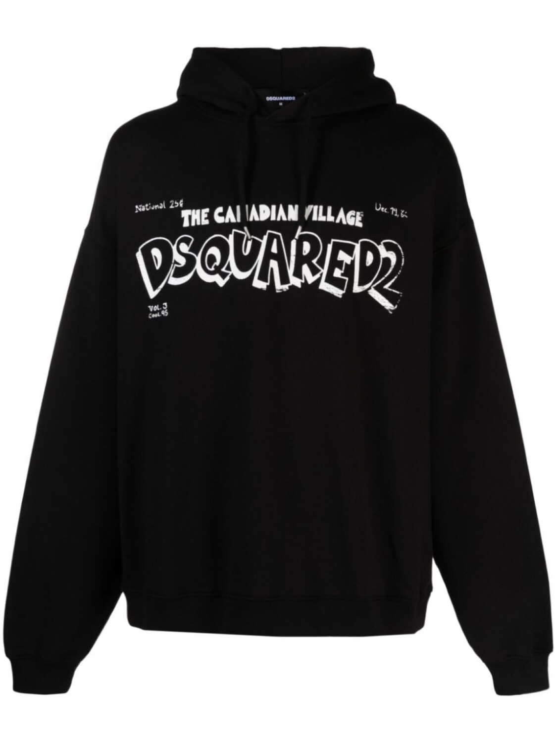 Dsquared2 худи с логотипом, черный