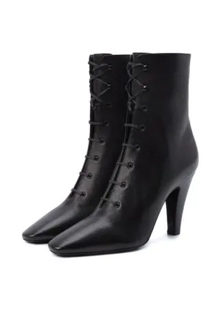Кожаные ботильоны Saint Laurent