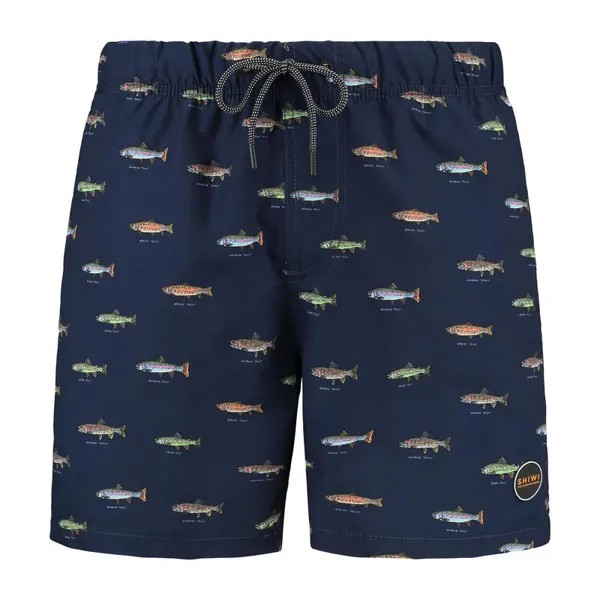 Мужские шорты для плавания Go Fish микро персикового цвета SHIWI, цвет blau