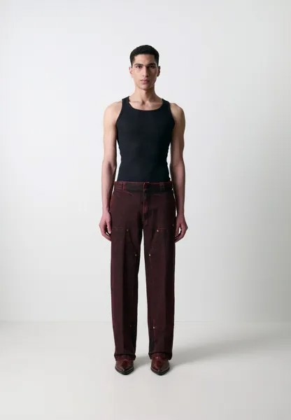 Джинсы свободного кроя DOUBLE KNEE PANTS Dickies, цвет red