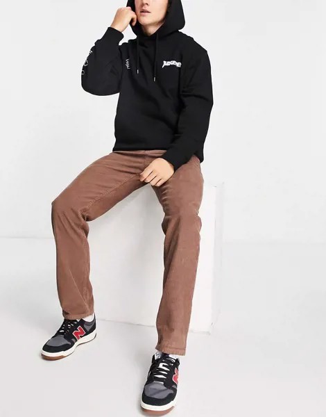 Коричневые вельветовые джинсы в винтажном стиле ASOS DESIGN-Коричневый цвет